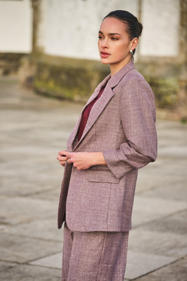 Blazer Fancy Strass Merlot F26.10524