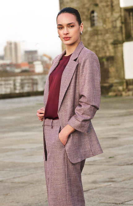 Blazer Fancy Strass Merlot F26.10524