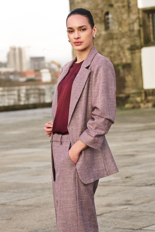 Blazer Fancy Strass Merlot F26.10524
