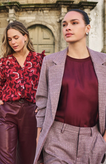 Blazer Fancy Strass Merlot F26.10524