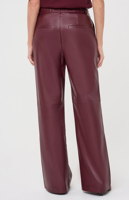 Broek Wide PU Merlot F26.11504