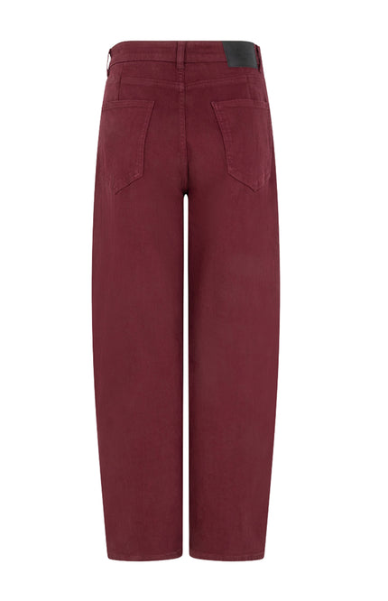 Jeans Barrrel Denim Merlot F26.12507