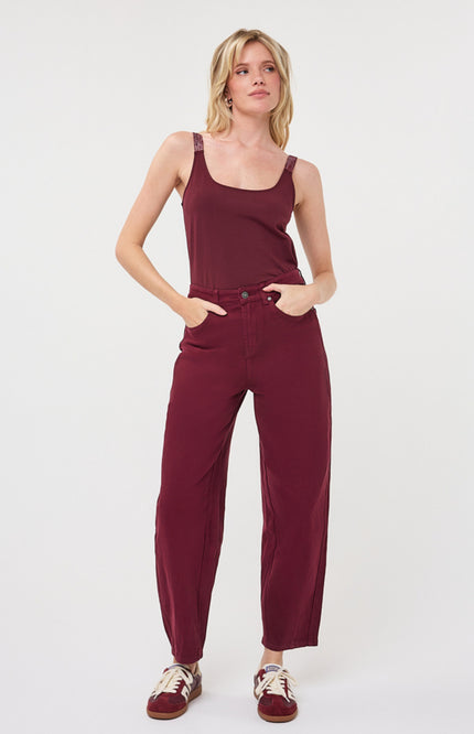 Jeans Barrrel Denim Merlot F26.12507