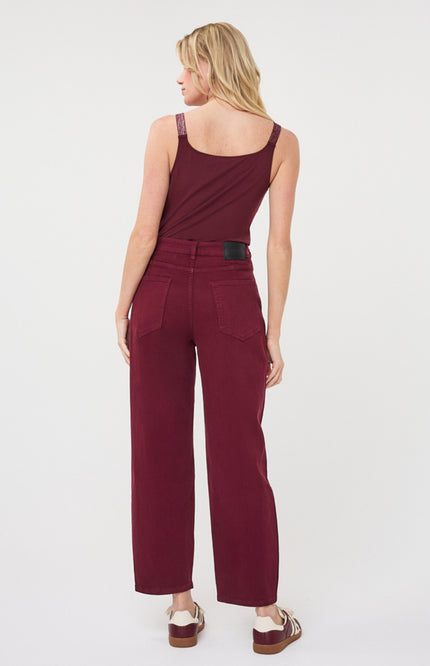 Jeans Barrrel Denim Merlot F26.12507