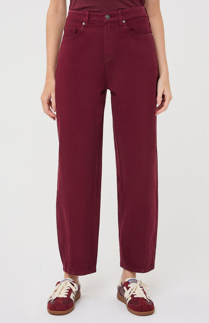 Jeans Barrrel Denim Merlot F26.12507