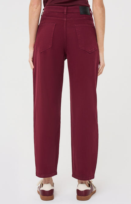 Jeans Barrrel Denim Merlot F26.12507