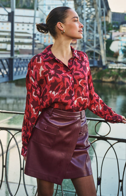 Blouse Autumn Bloom Print F26.14512