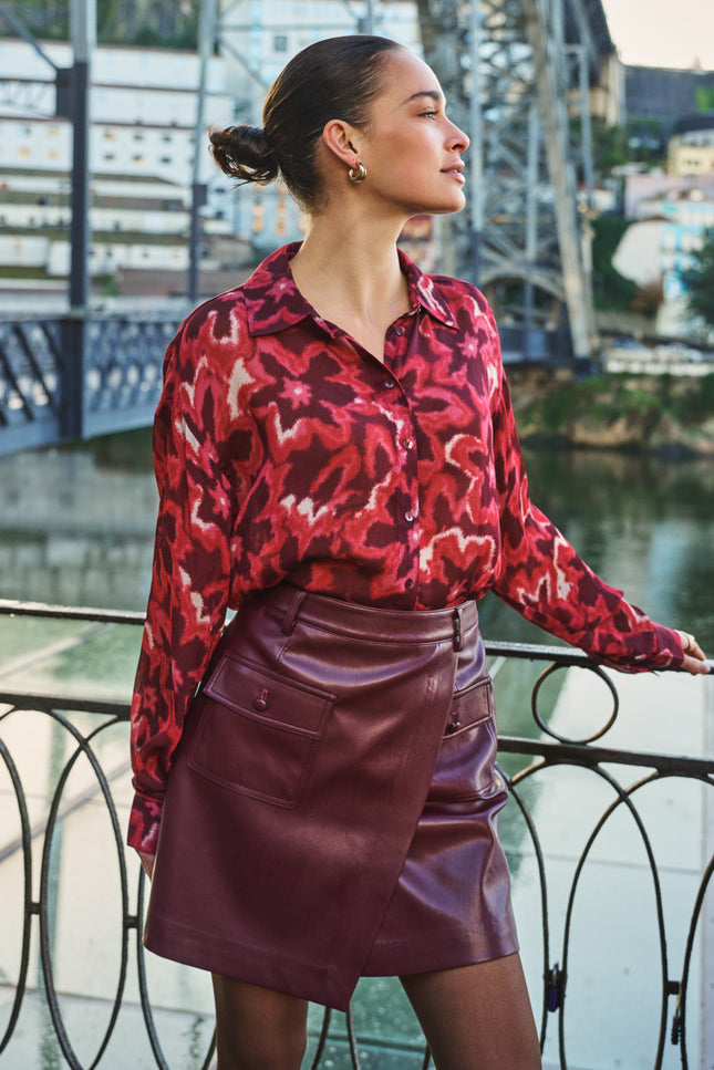 Blouse Autumn Bloom Print F26.14512