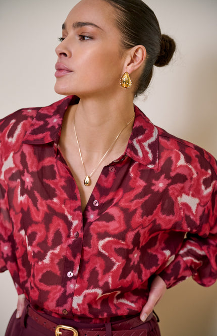 Blouse Autumn Bloom Print F26.14512