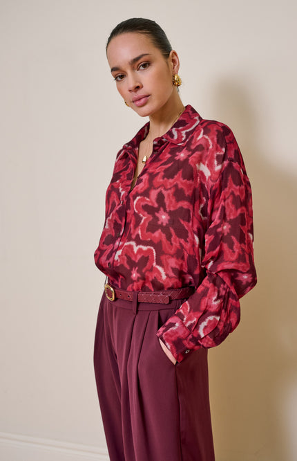 Blouse Autumn Bloom Print F26.14512
