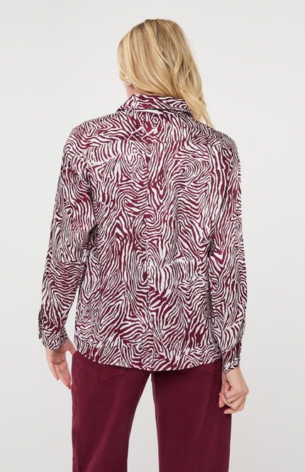 Blouse Oversized Basic Zebra Print F26.14521