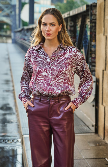Blouse Oversized Basic Zebra Print F26.14521