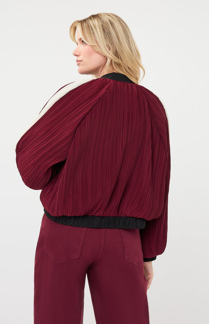 Jacket Bomber Plisse Merlot F26.28500