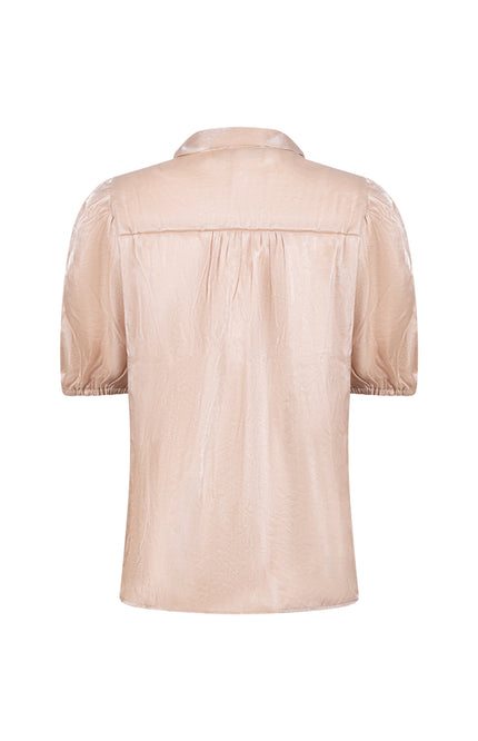 Blouse Alberta Bow Sand NKF02161