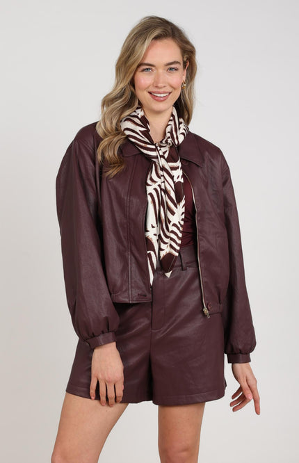 Sjaal Cici Offwhite Cherry NKF16001