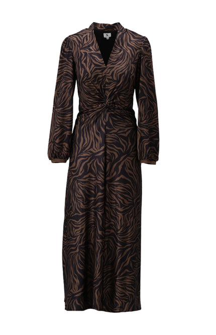 Jurk Maxi Met V-hals & Print D317-P162