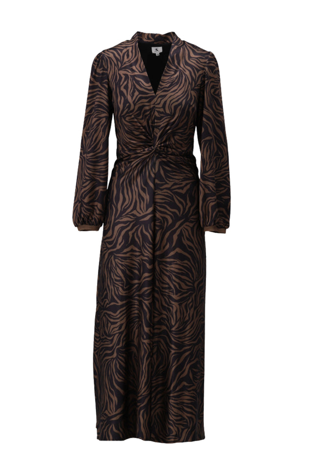 Jurk Maxi Met V-hals & Print D317-P162