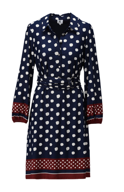 Jurk Met Bolletjesprint D327L-P157