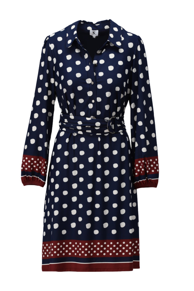 Jurk Met Bolletjesprint D327L-P157