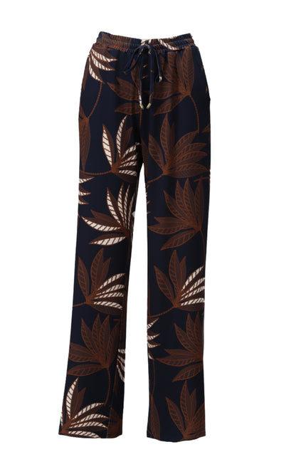Broek Met Botanische Print D308-P154