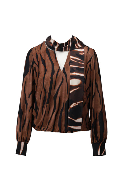 Top Sjaaltje Met Print D307-P158