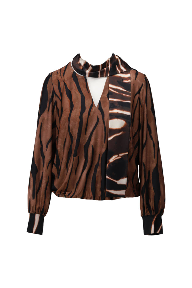 Top Sjaaltje Met Print D307-P158