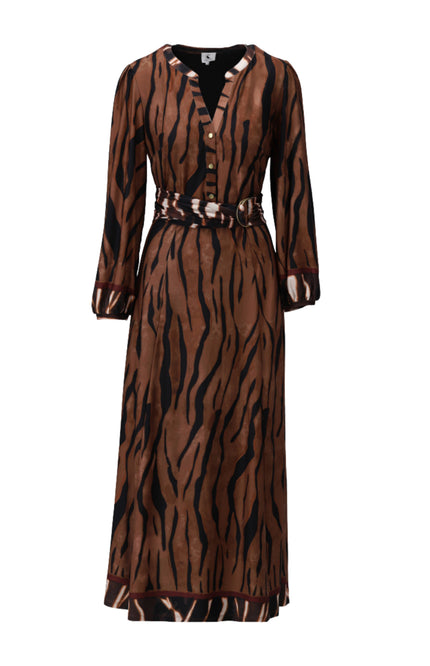 Jurk Maxi Met Dierenprint D306-P158