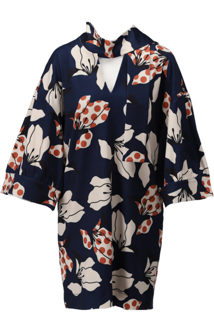 Jurk Sjaaltje Met Bloemenprint D302-P151