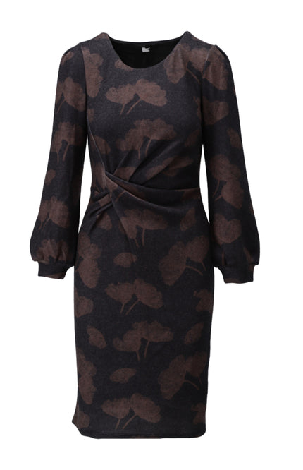 Jurk Soft Touch Met Bloemenprint D251-P173