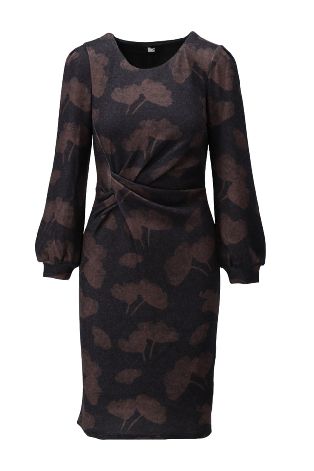 Jurk Soft Touch Met Bloemenprint D251-P173