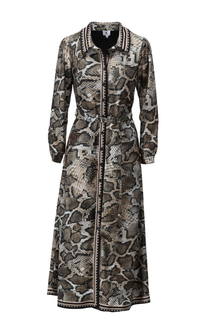 Jurk Maxi Met Slangenprint D601-P176