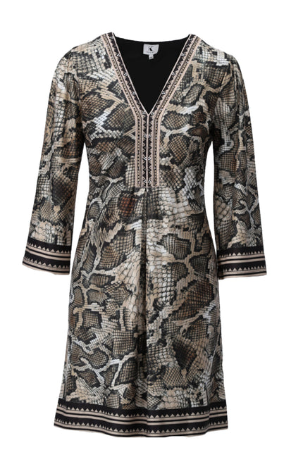 Jurk Met Slangenprint D602-P176