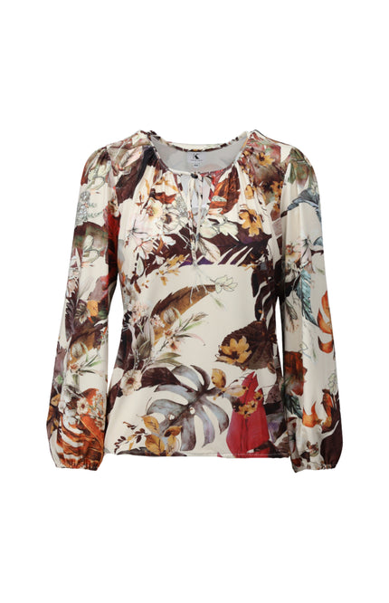 Top Met Botanische Print D206-P171