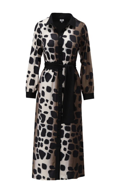 Jurk Maxi Met Dierenprint D120-P147