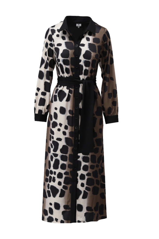 Jurk Maxi Met Dierenprint D120-P147