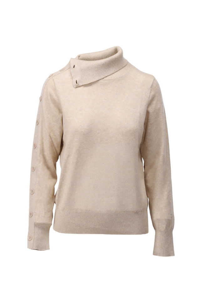 Trui Met Knopen Buttercream D804L