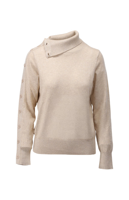 Trui Met Knopen Buttercream D804L