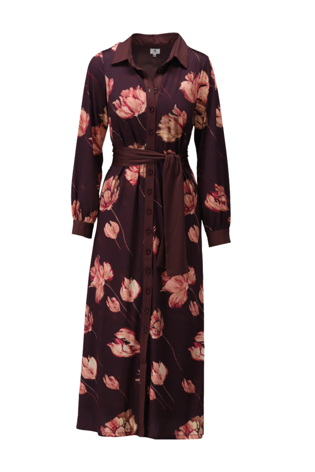 Jurk Maxi Met Bloemenprint D112-P149