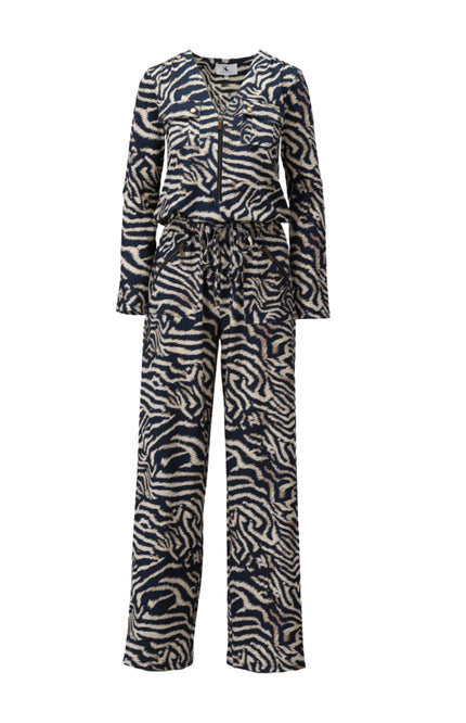 Jumpsuit Met Rits Print D105-P143