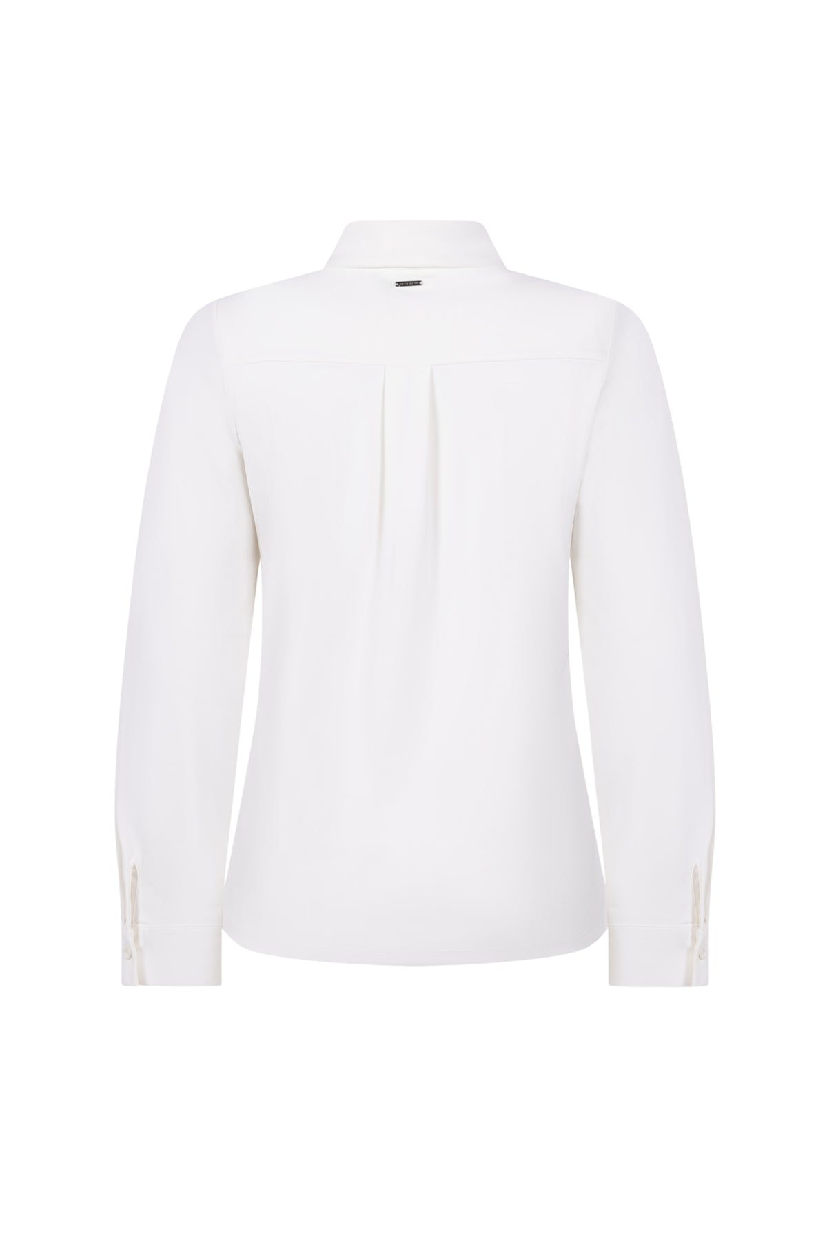 Zoso Travel blouse Karen in offwhite, lichtgewicht en comfortabel met stijlvolle pasvorm, geschikt voor reizen en dagelijks gebruik.