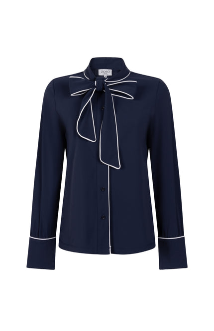 Travel Blouse Karlijn Navy 265