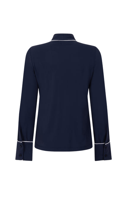 Travel Blouse Karlijn Navy 265