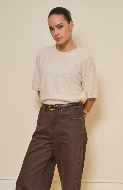 Sweater Lace Biscuit F26.02548