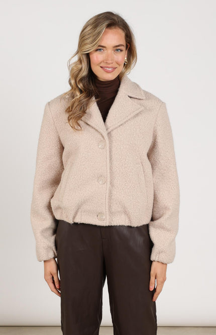 Jacket Madelin Boucle Sand NKF12010