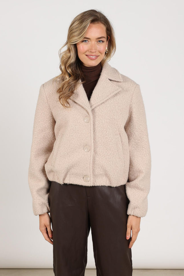 Jacket Madelin Boucle Sand NKF12010