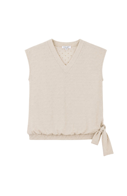 Blouse Strik Structuur Zand 183691