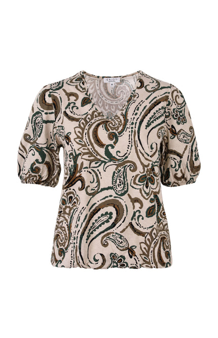Blouse Paisley Print Bottle 183672