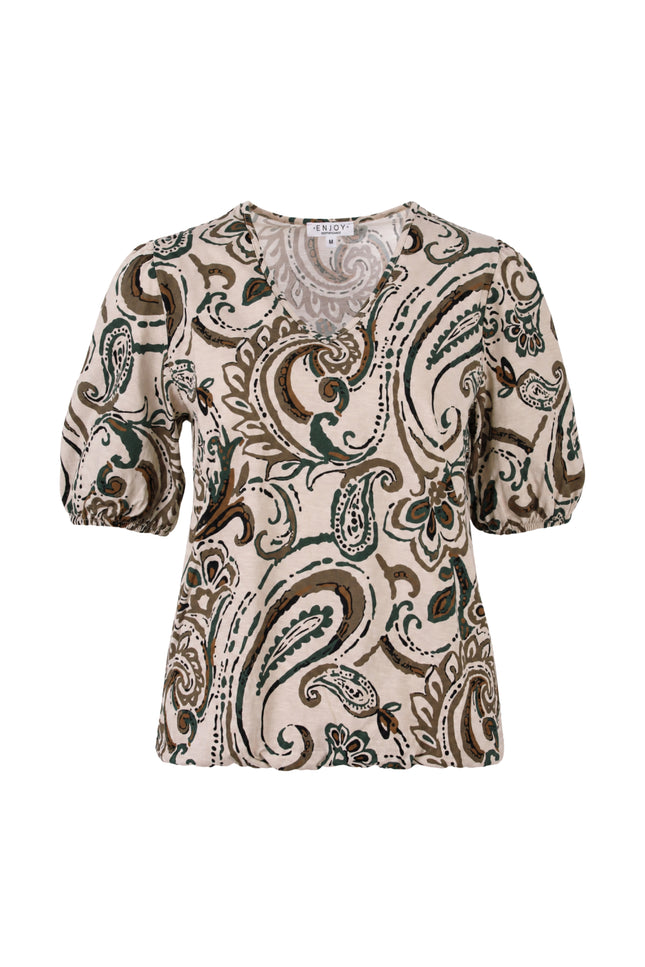 Blouse Paisley Print Bottle 183672