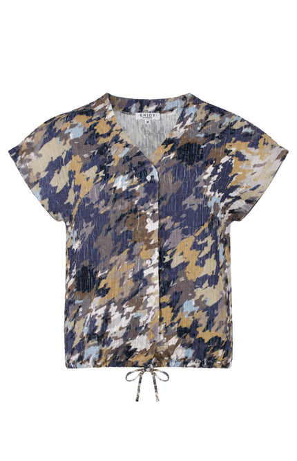 Blouse Drawstring Multicolor 183684