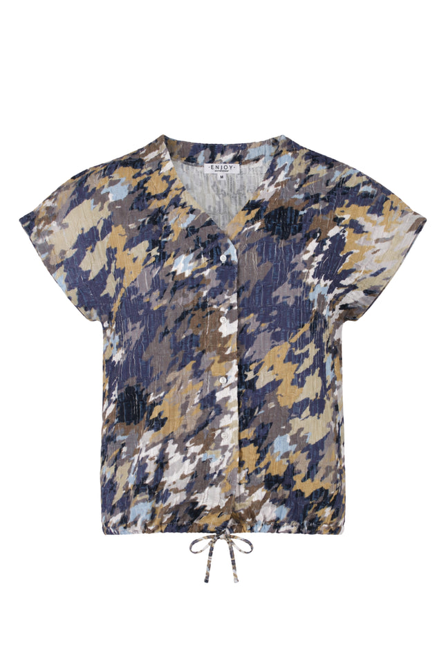 Blouse Drawstring Multicolor 183684
